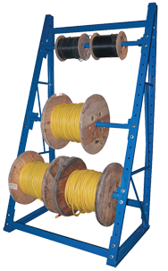 36 x 36 x 120'' - 4-Axle Reel Rack - Exact Tool & Supply