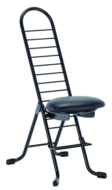 18" - 35" Ergonomic Work Seat - Swivel Seat - Exact Tool & Supply
