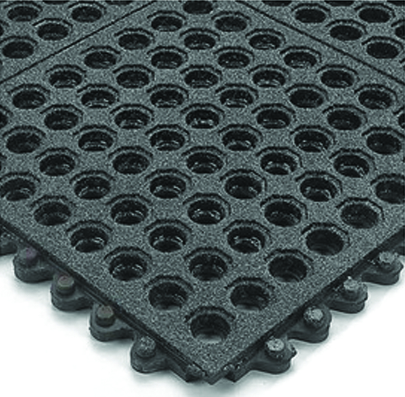 24/Seven w/ GritWorks 3' x 3' NBR Work Mat - Exact Tool & Supply