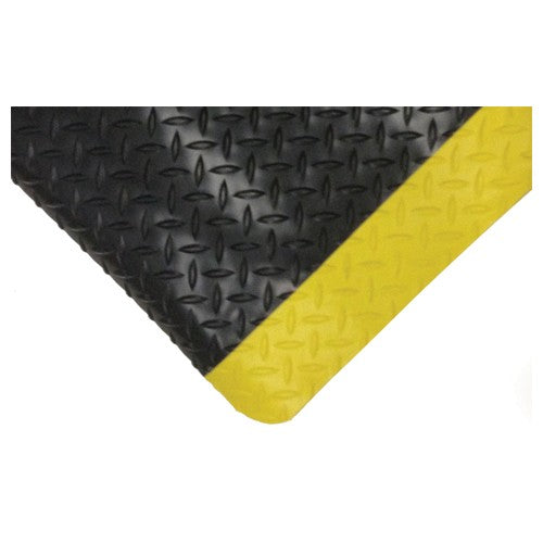 2' × 3' Diamond Anti-Fatigue YLW/BLK - Exact Tool & Supply