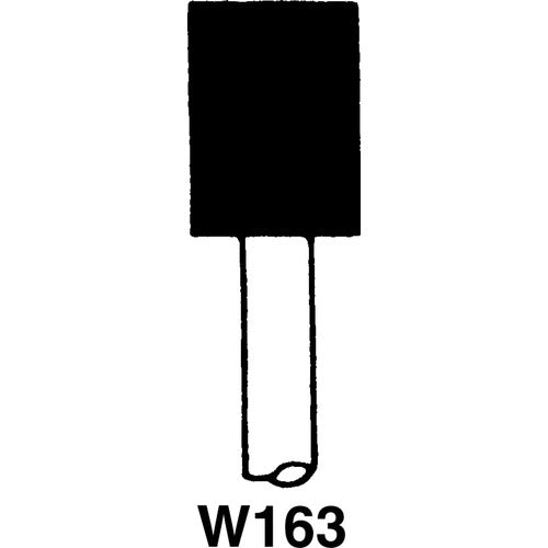 1/8″ × 3/8″ - W145 - Fine Resin Bonded Rubber Mounted Wheel - Exact Tool & Supply
