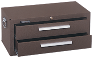 2-Drawer Add-On Base - Model No.2602B Brown 11.75H x 12.5D x 26.63''W - Exact Tool & Supply