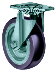 6'' Dia. - 2-1/2'' Width - Payron - Rigid - 1500 lb Capacity - Exact Tool & Supply