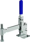 1200 lbs Solid Bar Flanged Base Vertical Hold-Down Clamp - Exact Tool & Supply