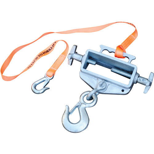 Hoisting Hook Single Fork Rigid Latch - Exact Tool & Supply