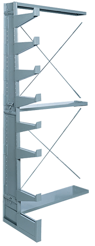 36 x 21-7/8 x 79-1/4'' - Single Face Bar Rack Add-On Unit - Exact Tool & Supply