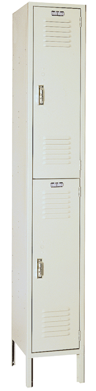 12 x 18 x 72'' (2 Openings) - 1 Wide Double Tier Locker - Exact Tool & Supply