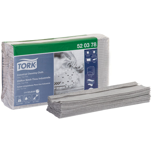 Industrial Cleaning Cloth - Grey - Top Pak - Exact Tool & Supply