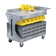 Large Pro Tool Storage Cart - #30936G Gray - Exact Tool & Supply