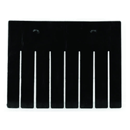 6-Pack - Black - Short Bin Dividers for use with Akro-Grid Container 33-168 - Exact Tool & Supply