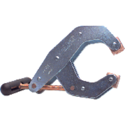 T-Handle Clamp With Cushion Handles - 3/8″ Throat Depth, 1″ Max. Opening - Exact Tool & Supply