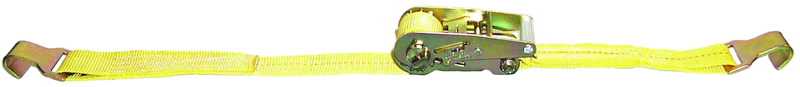 Load Binder - #60508; 2" x 30'; Twisted Snap Hook Ratchet Buckle Style - Exact Tool & Supply