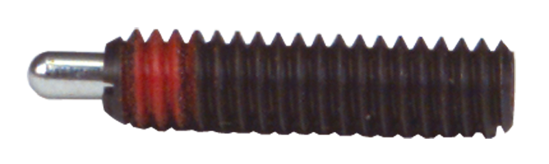 End Force Spring Plunger - 4 lbs Initial End Force, 16 lbs Final End Force (3/4-10 Thread) - Exact Tool & Supply
