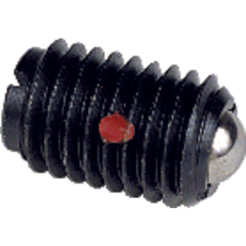 Ball Plunger - 0.50 lbs Initial End Force, 1 0.25 lbs Final End Force (8–32 Thread) - Exact Tool & Supply