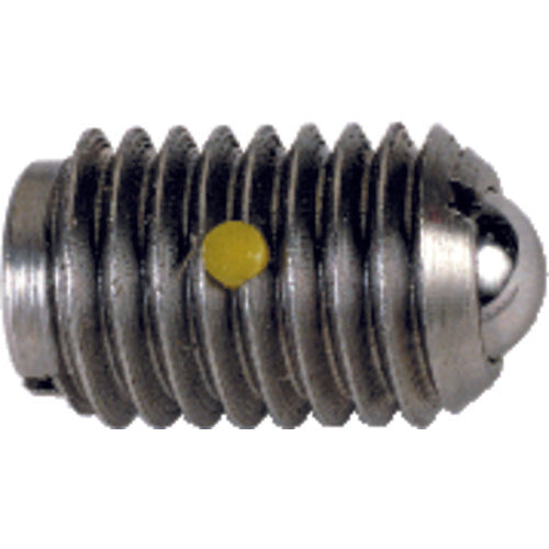 Ball Plunger - 0.25 lbs Initial End Force, .75 lbs Final End Force (5–40 Thread) - Exact Tool & Supply