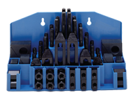 Machinist Clamping Set - #20402PL; 1/2-13 Stud Size; 5/8 T-Slot Size - Exact Tool & Supply