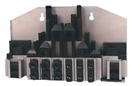 Machinist Clamping Set - #12625CK; 1/2-13 Stud Size; 5/8 T-Slot Size - Exact Tool & Supply