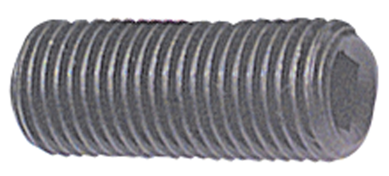 0-80 x 1/16 - Black Finish Heat Treated Alloy Steel - Socket Set Screws - Cup Point - Exact Tool & Supply