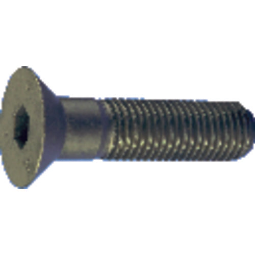 #10-32 × 1 1/2″ - Black Finish Heat Treated Alloy Steel - Cap Screws - Flat Head - Exact Tool & Supply