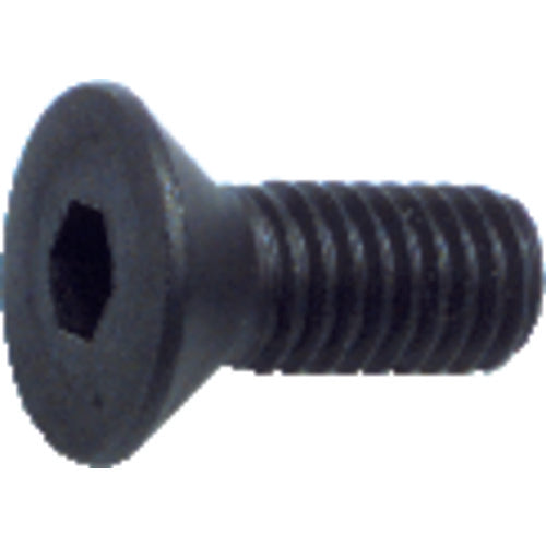 #10-24 × 1″ - Black Finish Heat Treated Alloy Steel - Cap Screws - Flat Head - Exact Tool & Supply