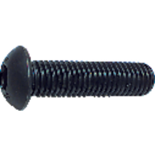 #10-24 × 1/2″ - Black Finish Heat Treated Alloy Steel - Cap Screws - Button Head - Exact Tool & Supply