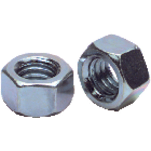 #12-24 - Zinc / Bright - Machine Screw Nut - Exact Tool & Supply