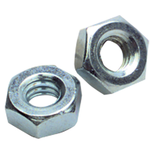#8-36 - Zinc / Bright - Machine Screw Nut - Exact Tool & Supply