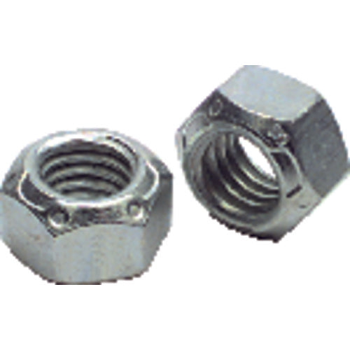 #8-32 - Zinc / Bright - Nylon Insert Stop Nut - Exact Tool & Supply