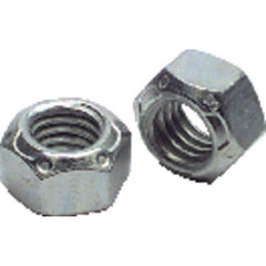 #10-24 - Zinc / Bright - Nylon Insert Stop Nut - Exact Tool & Supply