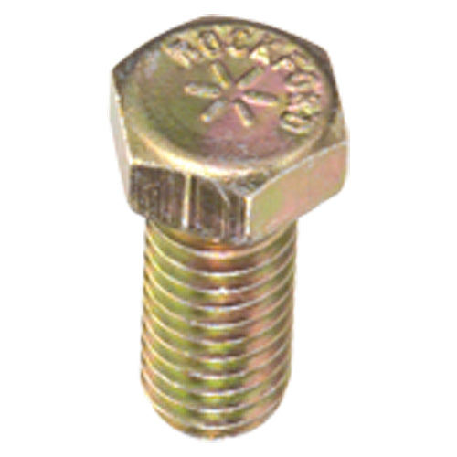 1/4″-20 × 1″ - Zinc / Yellow Plated Heat Treated Alloy Steel - Cap Screws - Hex - Exact Tool & Supply