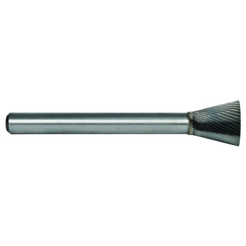 1/4 EdgeHog Back Taper Miniature Carbide Bur SN-51 Fine - Exact Tool & Supply