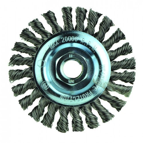4″X5/8-11 RADIAL BRUSH .020 WIRE - Exact Tool & Supply