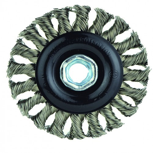 4″X5/8-11 RADIAL BRUSH .020 WIRE - Exact Tool & Supply
