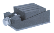 Wedge Action Leveling Jack - #60201 - 3/8'' Rise - 2-1/4 x 3-1/2 x 6'' Size - Exact Tool & Supply