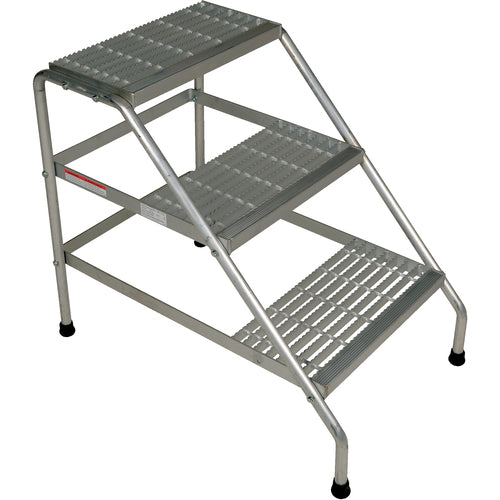 Aluminum Step Stand Knock Down 3-Step - Exact Tool & Supply