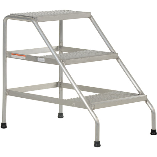 Aluminum Step Stand Welded 3 Step - Exact Tool & Supply