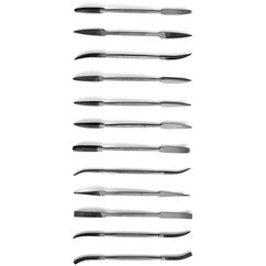 Riffler File Set, 12 Piece, 2 Cut, 7 in - Exact Tool & Supply