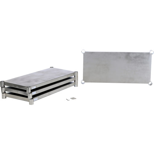 Stainless Steel Shelving Kit 36 × 18″ - Exact Tool & Supply