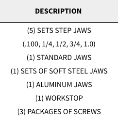 Snap Jaws - Basic 4" Set - Part # 4PKG-001 - Exact Tool & Supply