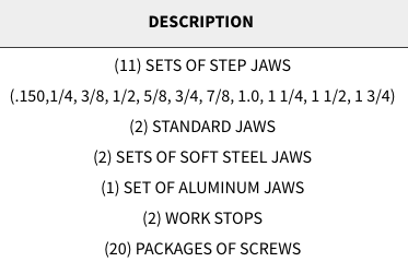 Snap Jaws - Advanced 8" Set - Part # 8PKG-100 - Exact Tool & Supply