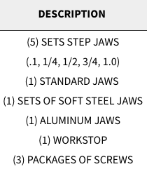 Snap Jaws - Basic 6" Set - Part # 6PKG-001 - Exact Tool & Supply