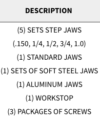 Snap Jaws - Basic 8" Set - Part # 8PKG-001 - Exact Tool & Supply