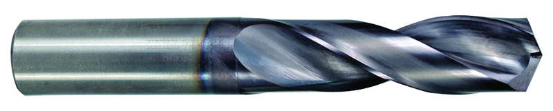 1/2 Solid Carbide 3xD Coolant Fed Drill-TiAlN - Exact Tool & Supply