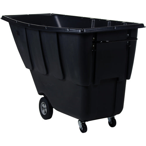 Light Duty Tilt Truck 1 Cu Yd Black - Exact Tool & Supply