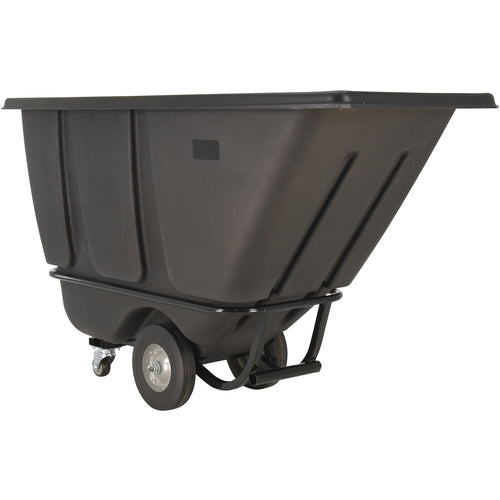 Medium Duty Tilt Truck 1/2 Cu Yd Black - Exact Tool & Supply