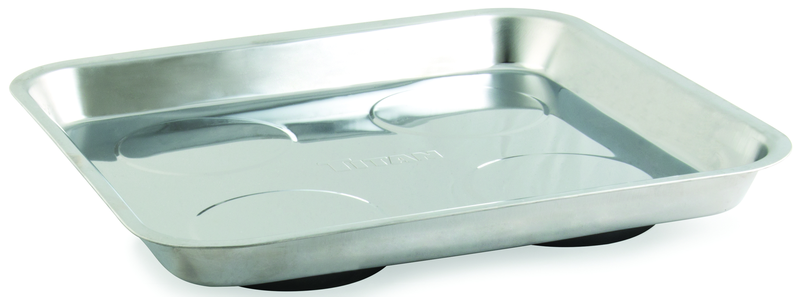 TITAN Square Magnetic Parts Tray - Exact Tool & Supply