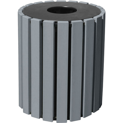 Trash Receptical Poly Round 33 Gal-Char - Exact Tool & Supply