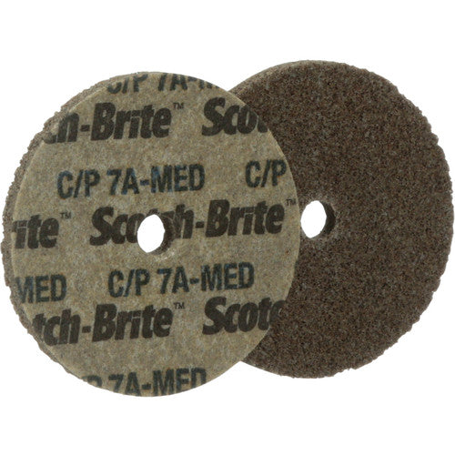 Scotch-Brite Cut and Polish Unitized Wheel CP-UW 7A Medium 1-1/2″ × 1/16″ × 1/8″ SPR 20432A