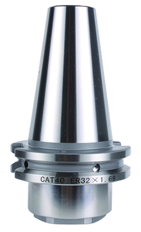 CAT40 x ER32 x 1.69" Balanced G.25 @ 20,000 RPM Coolant thru the spindle and DIN AD+B thru flange capable ER Collet Chuck - Exact Tool & Supply