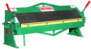 Box & Pan Brake - #U4816 - 48-1/4'' Working Length - 16 Gauge Capacity (Mild Steel) - Exact Tool & Supply